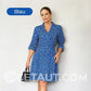 🎉 Sommerschlussverkauf 55% Rabatt 🛍️🏆Trendy Leopard Print V-Ausschnitt Kleid für Frauen mit lockerer Passform cetaut