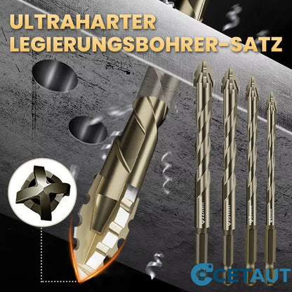 🔥2025 Heißer Verkauf🔥Hochfester Exzenterbohrer-Satz mit 4 Schneiden cetaut