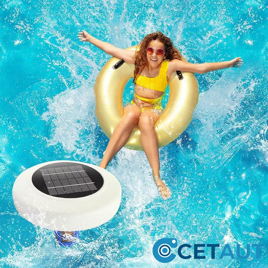 Kristallklarer Pool – ohne Chemie, mit Solarenergie! 🌞SOLARBETRIEBENER SCHWIMMENDER POOL-IONISATOR cetaut