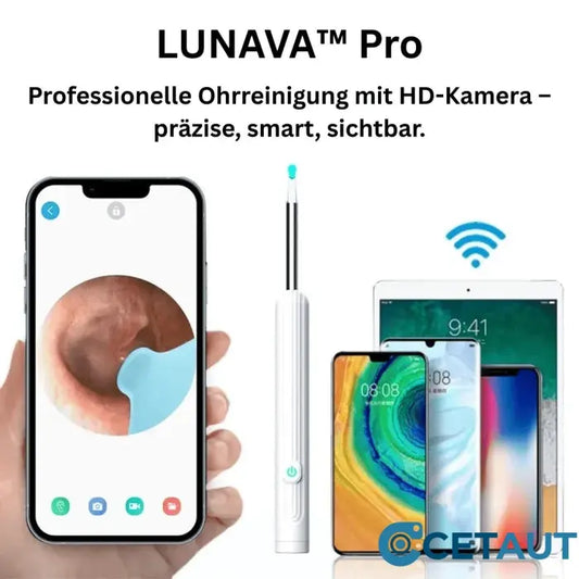 LUNAVA™ Pro Ohrenschmalz-Entfernungsgerät mit HD-Kamera cetaut