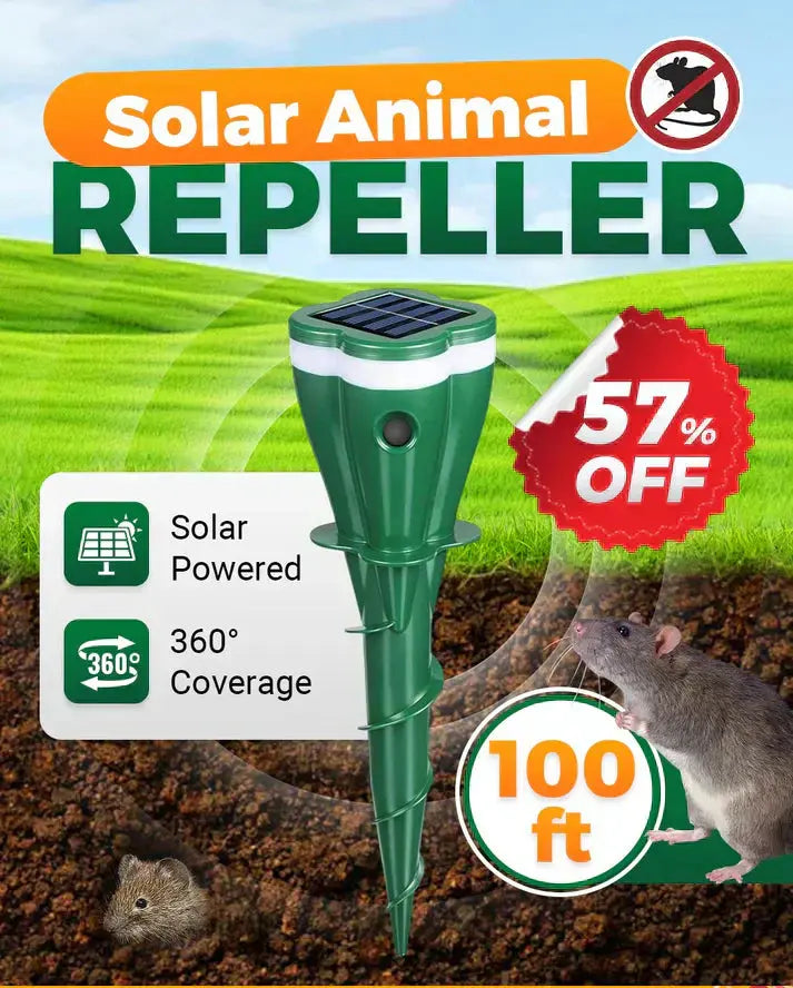 🌸 Hot Sale 57% Rabatt ☘️ Solarbetrieben wasserdicht Schraube Mole Abwehrmittel cetaut