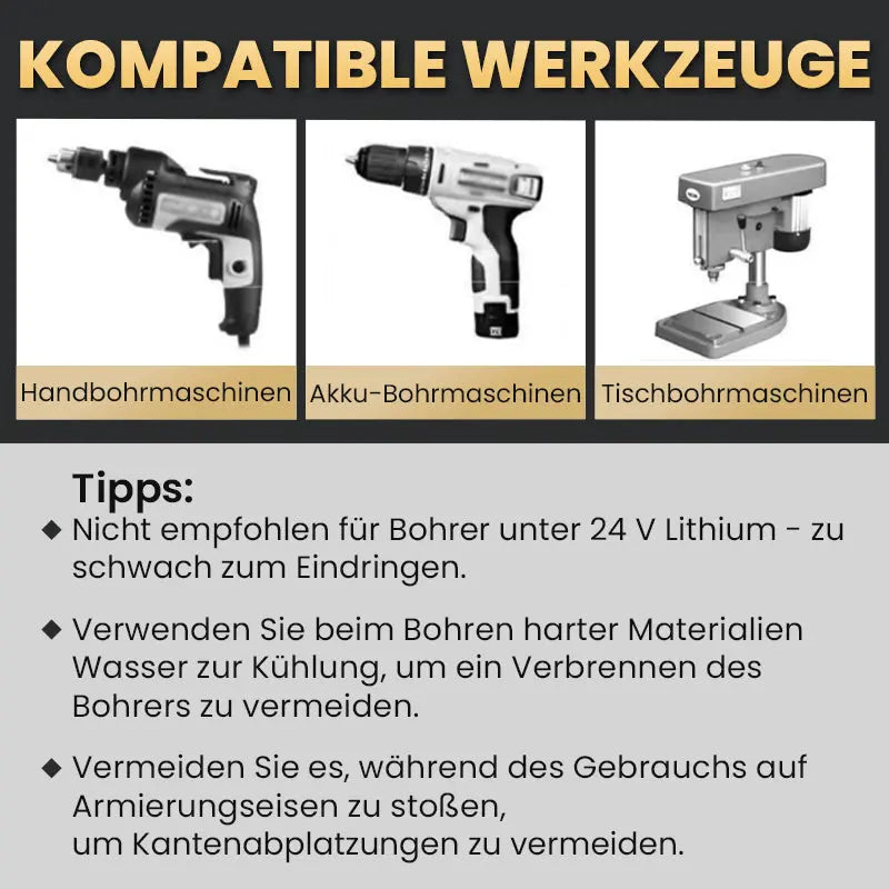 🔥2025 Heißer Verkauf🔥Hochfester Exzenterbohrer-Satz mit 4 Schneiden cetaut