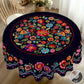 📢📢50 %  RABATT !! ⏰Mexikanische Tischdecke mit Blumenmuster und Wellenrand