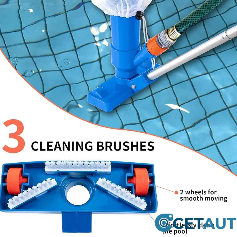 🏊‍♂️Perfekte Poolpflege: Sauber in Minuten – ohne Stress🛠️Powerful Suction Pool Vacuum Jet Kit cetaut