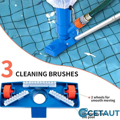 🏊‍♂️Perfekte Poolpflege: Sauber in Minuten – ohne Stress🛠️Powerful Suction Pool Vacuum Jet Kit cetaut