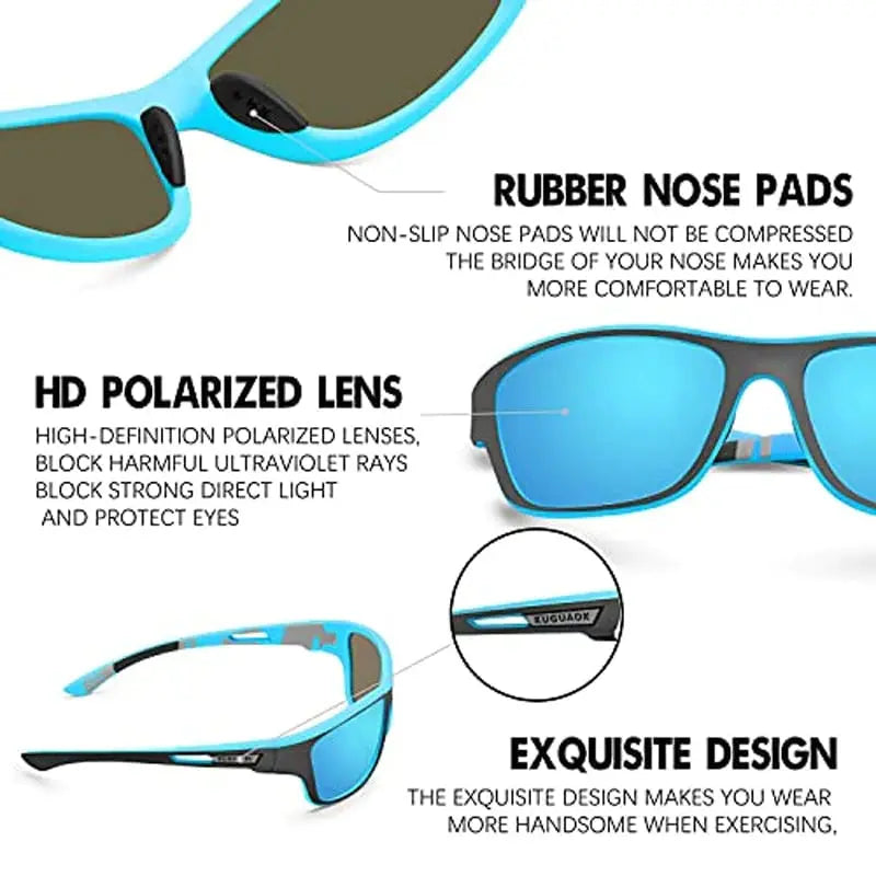 😎POLARISIERTE SPORT-SONNENBRILLE mit TAC-Gläsern UV400 🏅 – Ideal für Autofahren, Angeln & Outdoor (TR90-Rahmen, photochrom, 100% blendfrei)😎 cetaut