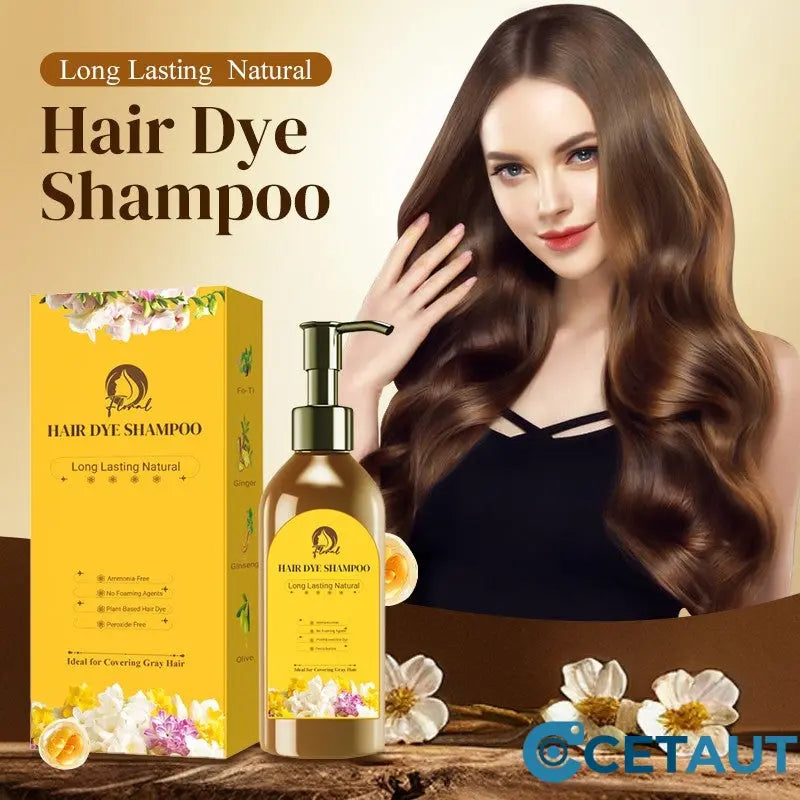 ❤️ Lang anhaltende natürliche Haarfarbe Shampoo cetaut