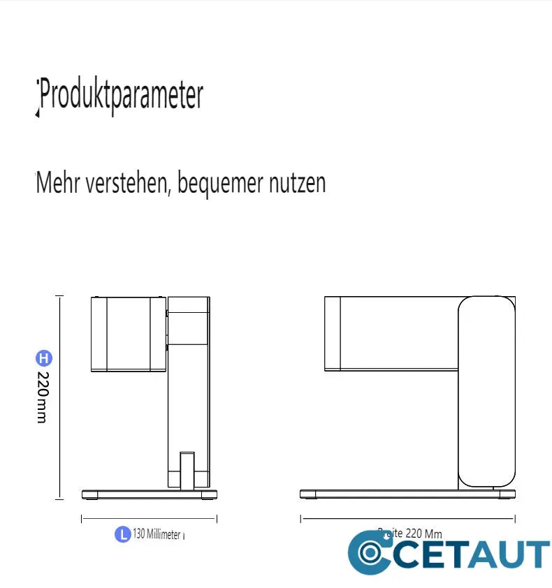 🔥KOSTENLOSER VERSAND & DIY🔥 Präzision trifft Portabilität: Ihr mobiler Industriestandard-Mini-Lasergravierer cetaut