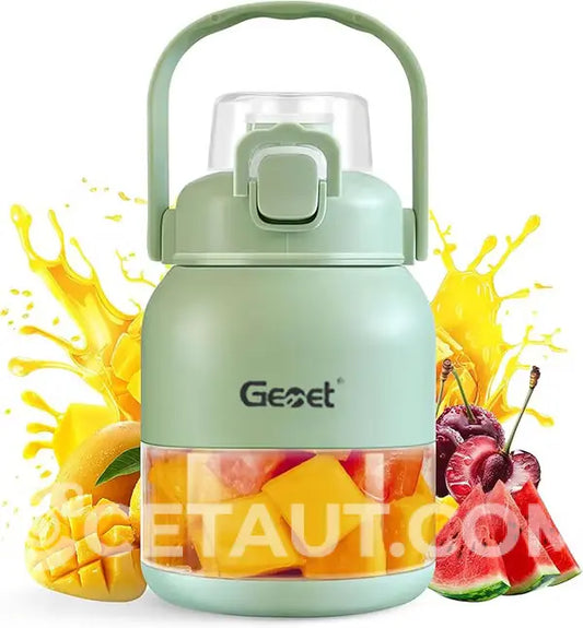 ⏳Begrenzte Zeit 50% Rabatt💥BPA-Free Electric Citrus Juicer 17 oz, Straw, Two Lids, Portable Blender for Smoothies, Shakes, Food Prep & Frozen Blending - Outdoorfun cetaut