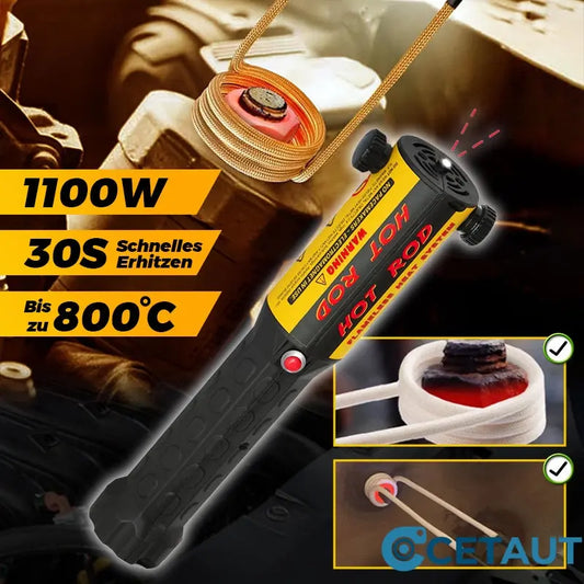 Magnetisches Induktionsheizungsset - 1100W Induktionshitze Werkzeug zum Entfernen von Bolzen cetaut