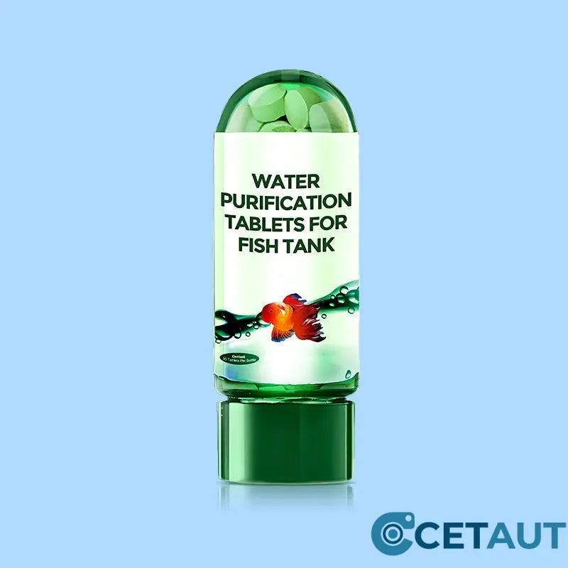 Leistungsstarke Tablette zur Reinigung von Aquarienwasser cetaut