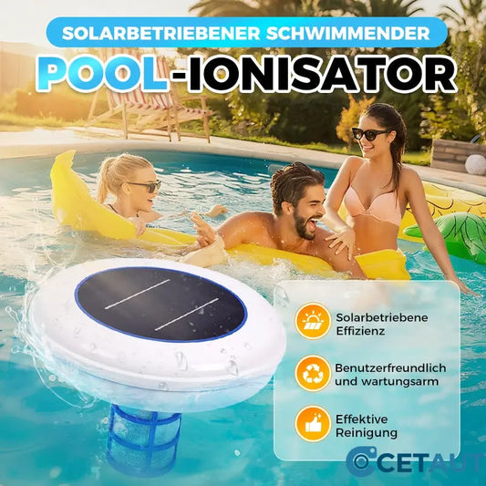 Kristallklarer Pool – ohne Chemie, mit Solarenergie! 🌞SOLARBETRIEBENER SCHWIMMENDER POOL-IONISATOR cetaut