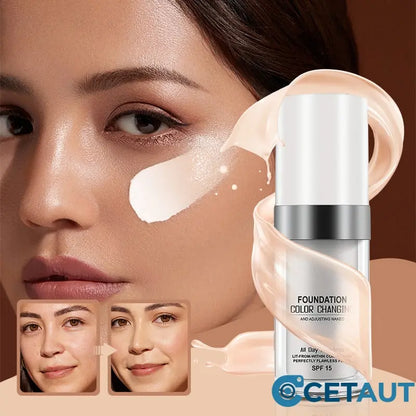 🎁Letzter Tag - Kaufe 2 und erhalte 1 gratis🎉Farbwechselnde Foundation für reife Haut cetaut