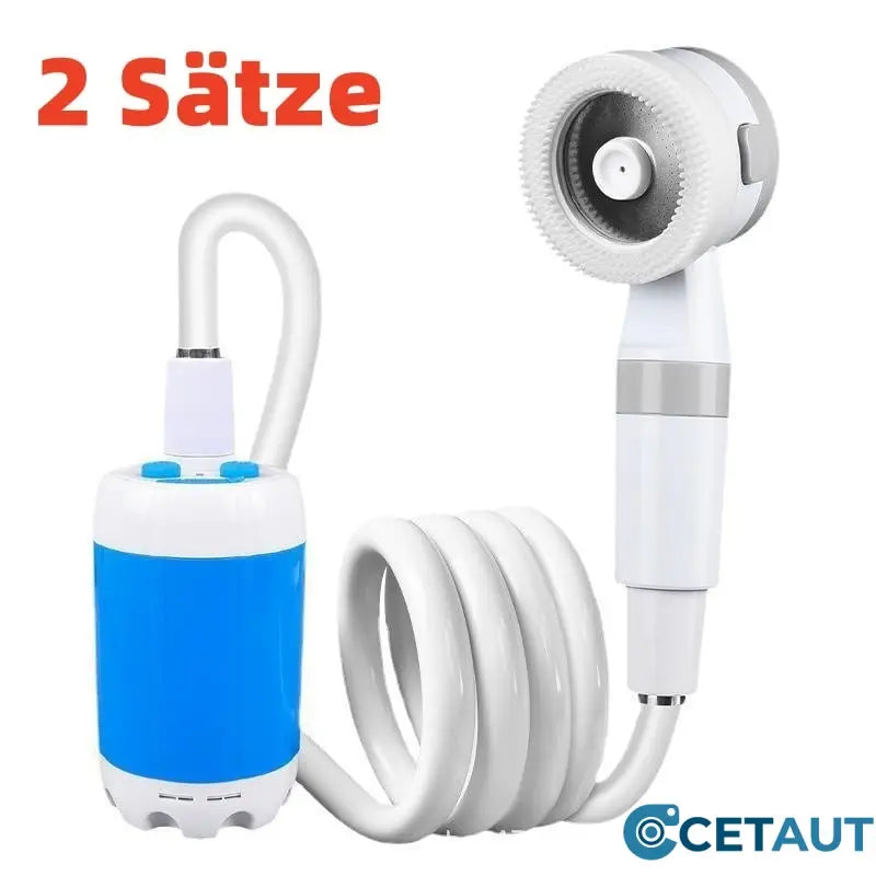 🚿 Frisch bleiben im Freien - 50% OFF - 🔥 Tragbare Campingdusche mit einstellbarem Durchfluss - für eine einfache und bequeme Reinigung im Freien! cetaut