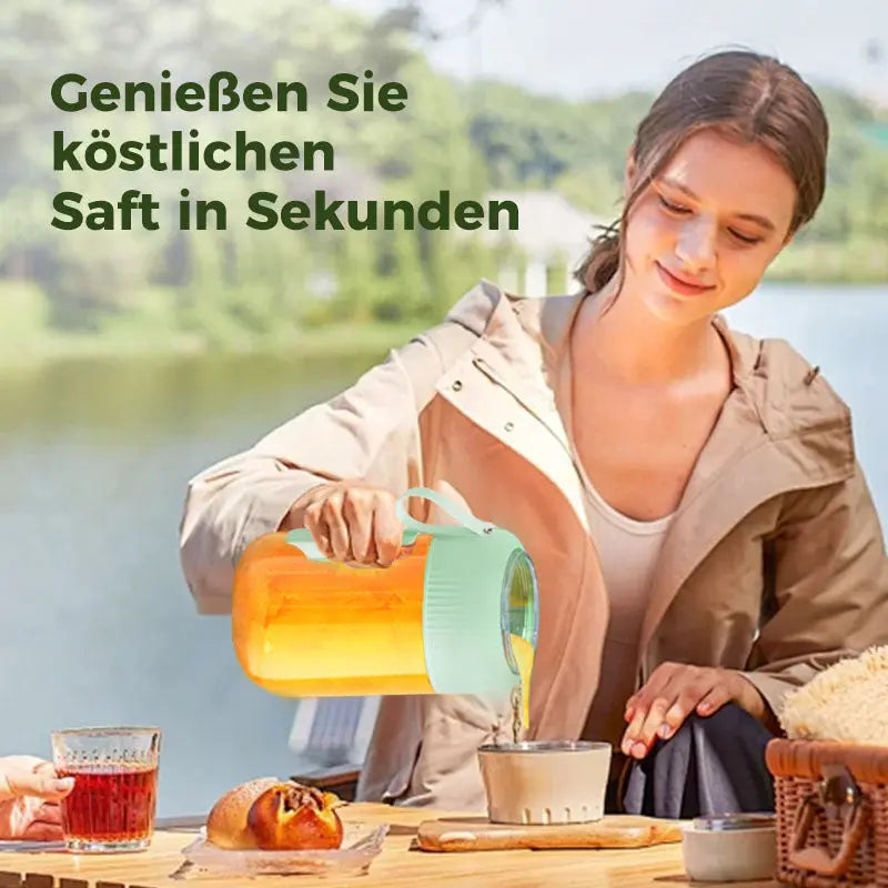 💥💥Sommer Heißer Verkauf ❄️Multifunctional Tragbare Saftpresse Tasse mit Digitalanzeige cetaut