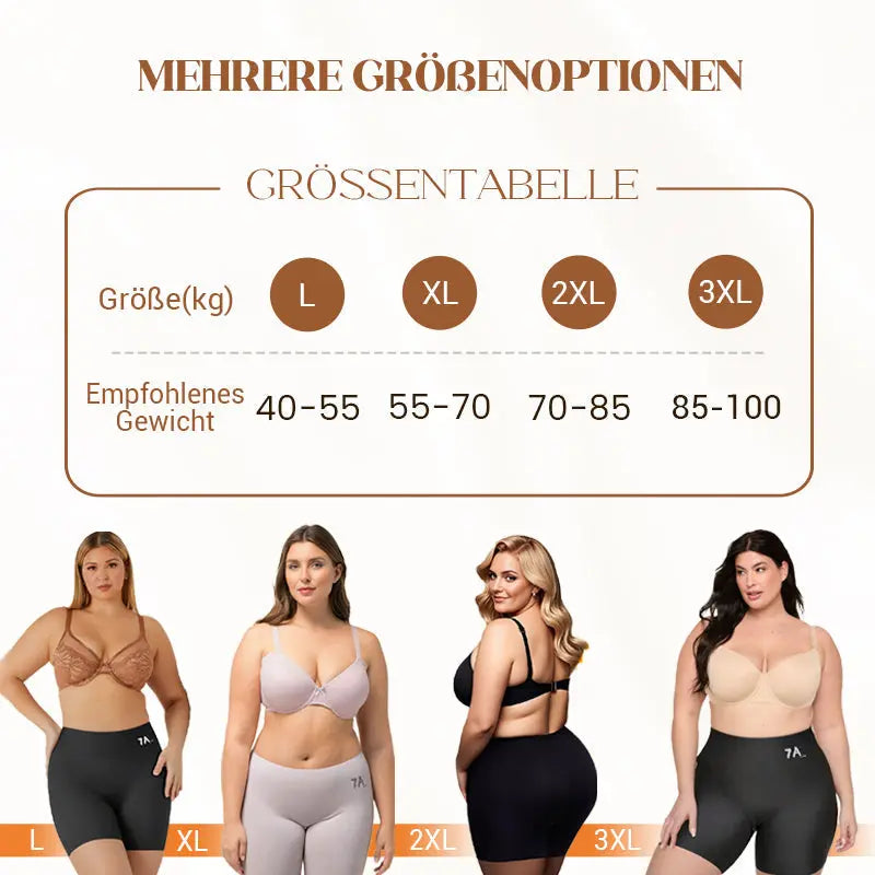 ⏳Begrenzte Zeit 50% Rabatt💥Hoch geschnittene Damenunterwäsche aus kühlender Seide mit formender und stützender Wirkung für die Hüften cetaut
