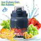 ⏳Begrenzte Zeit 50% Rabatt💥BPA-Free Electric Citrus Juicer 17 oz, Straw, Two Lids, Portable Blender for Smoothies, Shakes, Food Prep & Frozen Blending - Outdoorfun cetaut