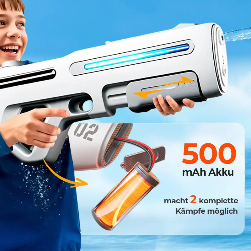 ⏳Begrenzte Zeit 50% Rabatt💥Elektrischer Fernstrahl-Wasserblaster mit LED für Kinder und Erwachsene cetaut