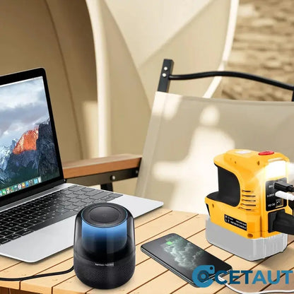 Bosch-kompatibel & Schukostecker  Compact DC to AC Inverter - Suitable for cars, motorhomes, outdoor use, and summer houses🔌 Immer Strom. Für Geräte, Werkzeug und Sie. cetaut