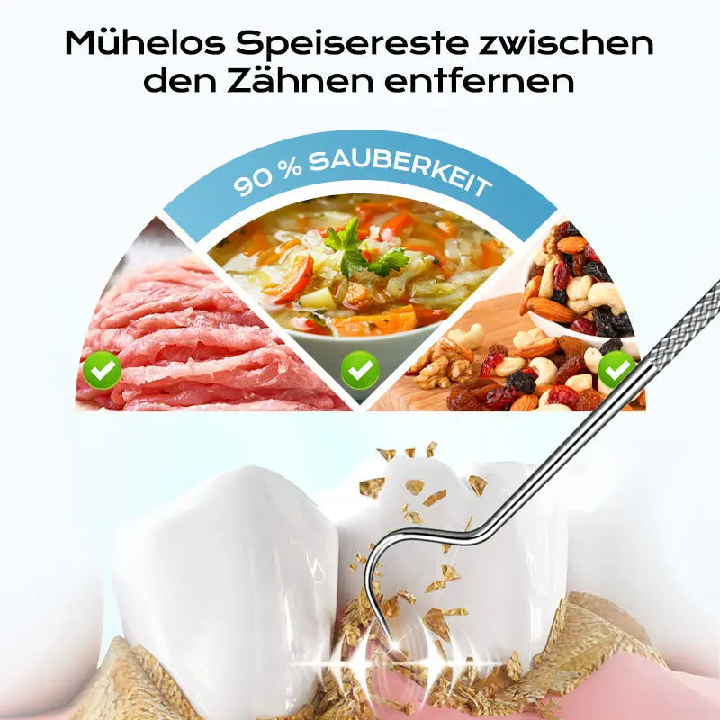⚡ Edelstahl Zahnstocher Set | Hygienisch & Langlebig 🦷✅ cetaut
