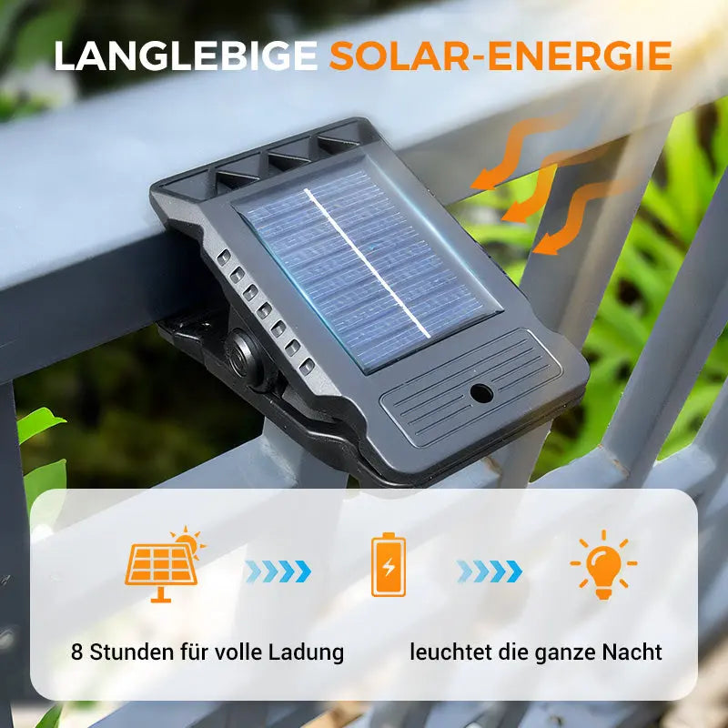 🌿 Solar-Clip-Leuchte mit Bewegungssensor – Jetzt 2 kaufen, 1 gratis! Perfekt für Garten, Balkon & Terrasse! 🏡✨ cetaut