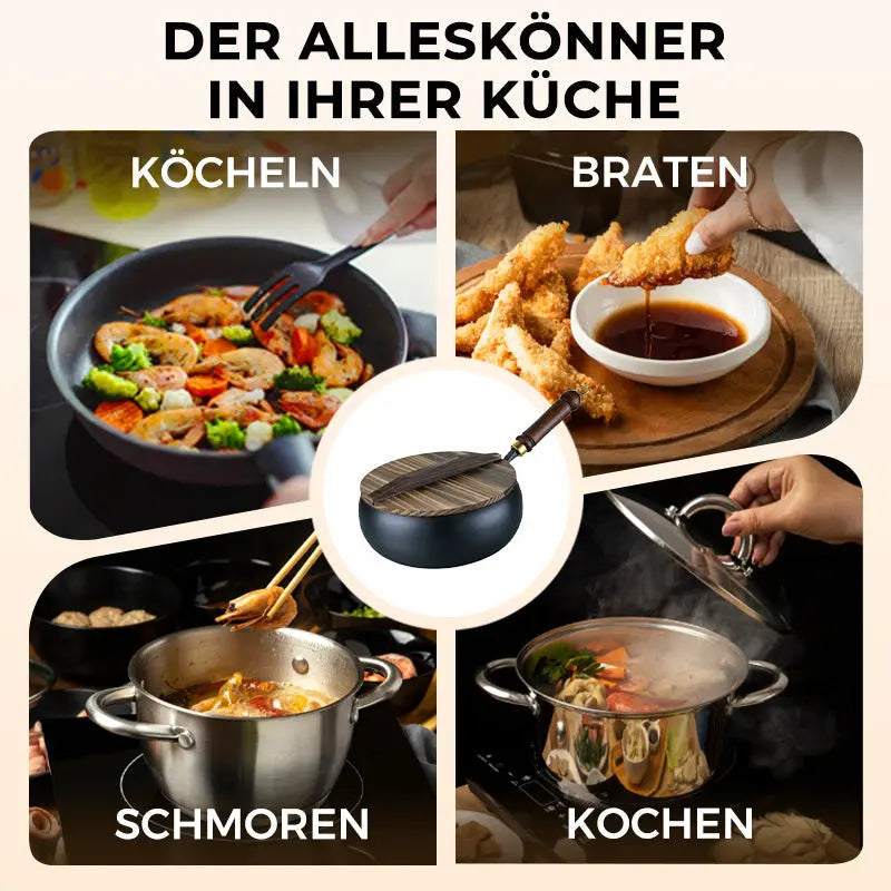 🔥 LIMITIERTES ANGEBOT: Schwere Gusseisen-Bräter (unbeschichtet) 50% reduziert! Nur solange der Vorrat reicht! 🔥 cetaut