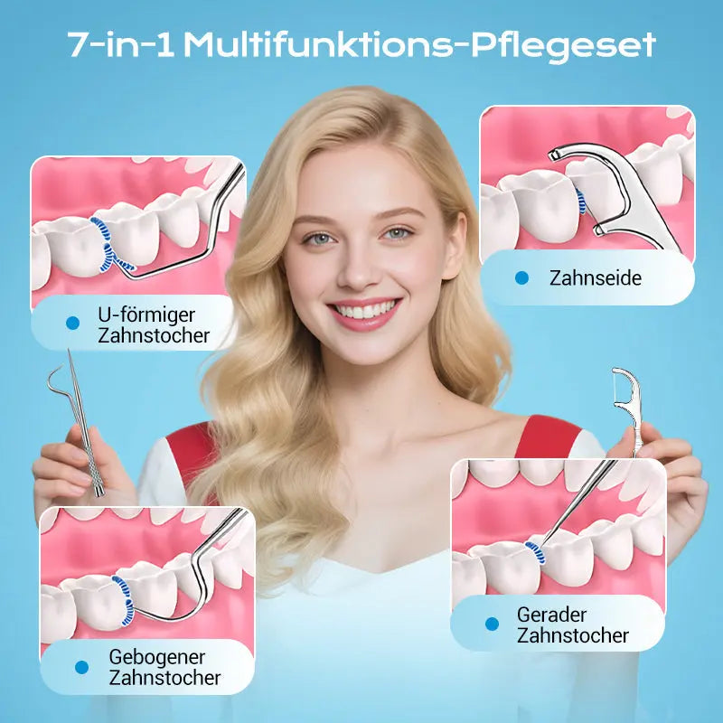 ⚡ Edelstahl Zahnstocher Set | Hygienisch & Langlebig 🦷✅ cetaut