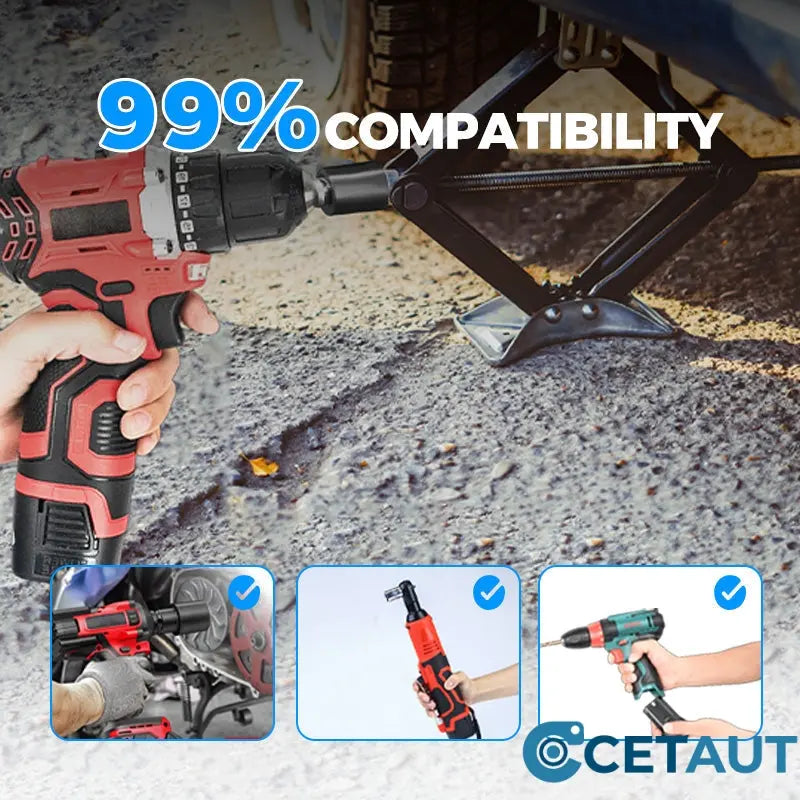 💪 🔧Universal-Klinkenbuchsenadapter für Handbohrmaschine🚗 cetaut