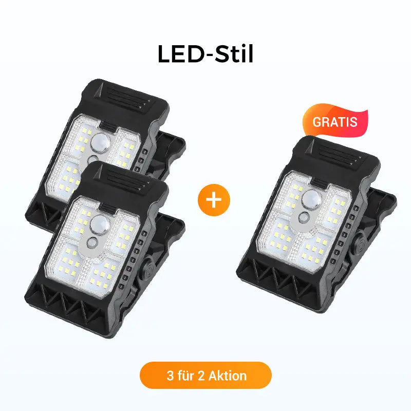 🌿 Solar-Clip-Leuchte mit Bewegungssensor – Jetzt 2 kaufen, 1 gratis! Perfekt für Garten, Balkon & Terrasse! 🏡✨ cetaut