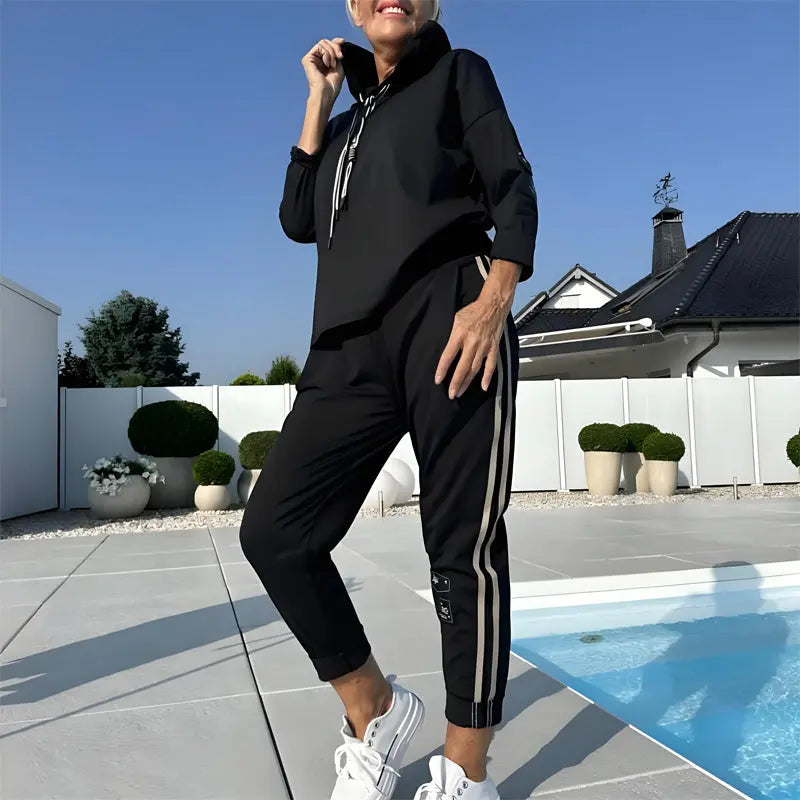 🎊2025 Neue Produkte👗🌟 Damen Hoodie & Jogger-Hose 2-teiliges Set – Bequem, Stilvoll & Vielseitig für Jeden Tag! 🌟 cetaut