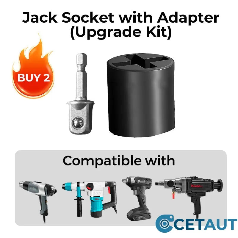 💪 🔧Universal-Klinkenbuchsenadapter für Handbohrmaschine🚗 cetaut
