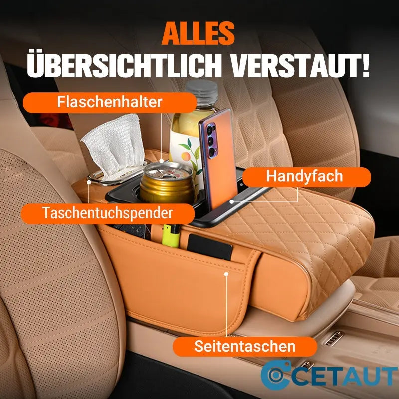 🔥50% Rabatt🎁 Multifunktionales Auto-Armlehnen-Kissen cetaut