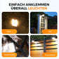 🌿 Solar-Clip-Leuchte mit Bewegungssensor – Jetzt 2 kaufen, 1 gratis! Perfekt für Garten, Balkon & Terrasse! 🏡✨ cetaut