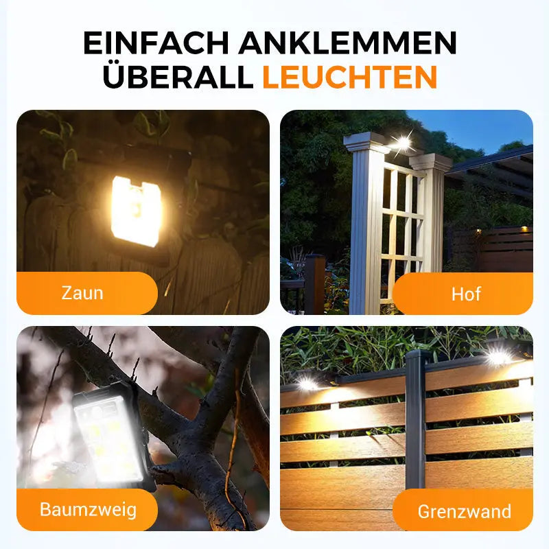 🌿 Solar-Clip-Leuchte mit Bewegungssensor – Jetzt 2 kaufen, 1 gratis! Perfekt für Garten, Balkon & Terrasse! 🏡✨ cetaut