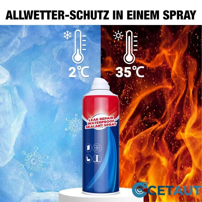 Wasserdichtes Dichtspray zur Abdichtung cetaut