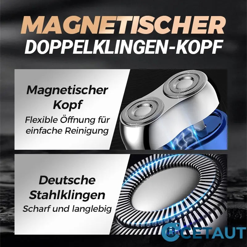 🔋2025 USB-Rasierer für Männer | 💦Wasserdicht & Reise-tauglich | Schnellladung cetaut