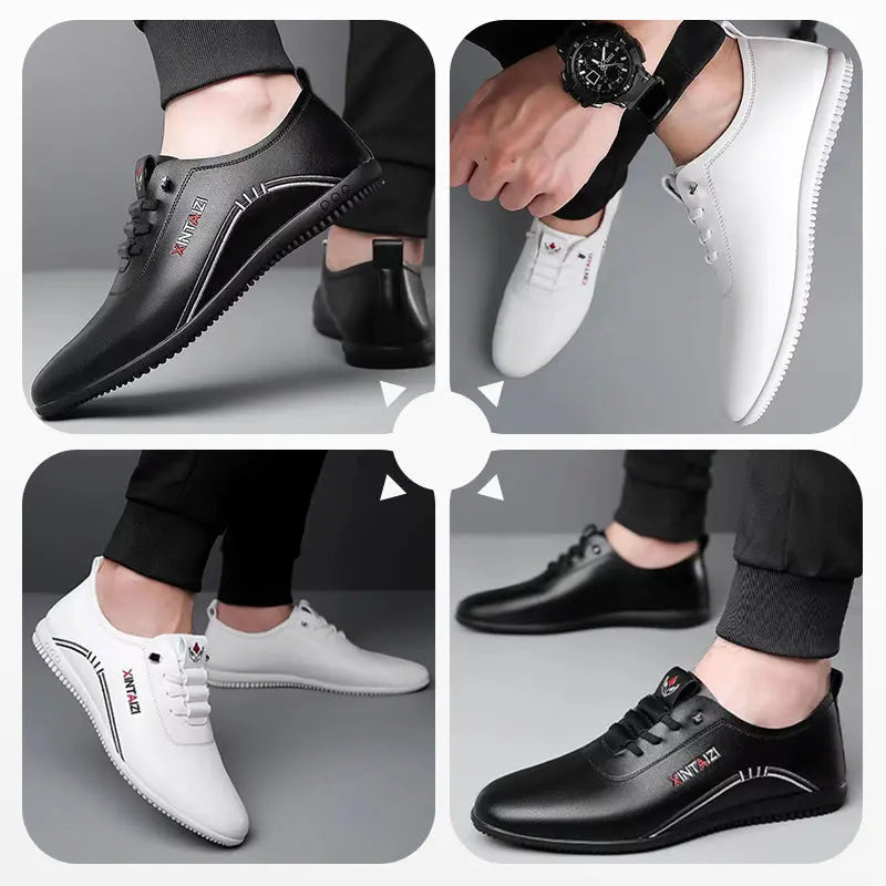 Herren Slip-On Schuhe 🚀 Leicht & Atmungsaktiv – Ohne Schnürsenkel! 👟 Perfekt für Arbeit, Reisen & Alltag cetaut