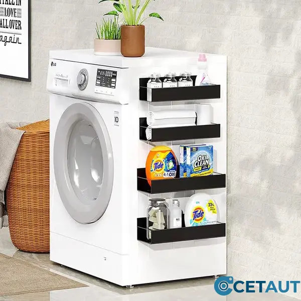 🔥Letzter Tag 49% Rabatt🔥Magnetisches Lagerregal ohne Lochen – Platzsparender Küchen-Organizer cetaut