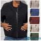 🔥2025 HOT SALE🔥Lässige Damen Strickjacke mit Reißverschluss und hohlem Design👗 cetaut
