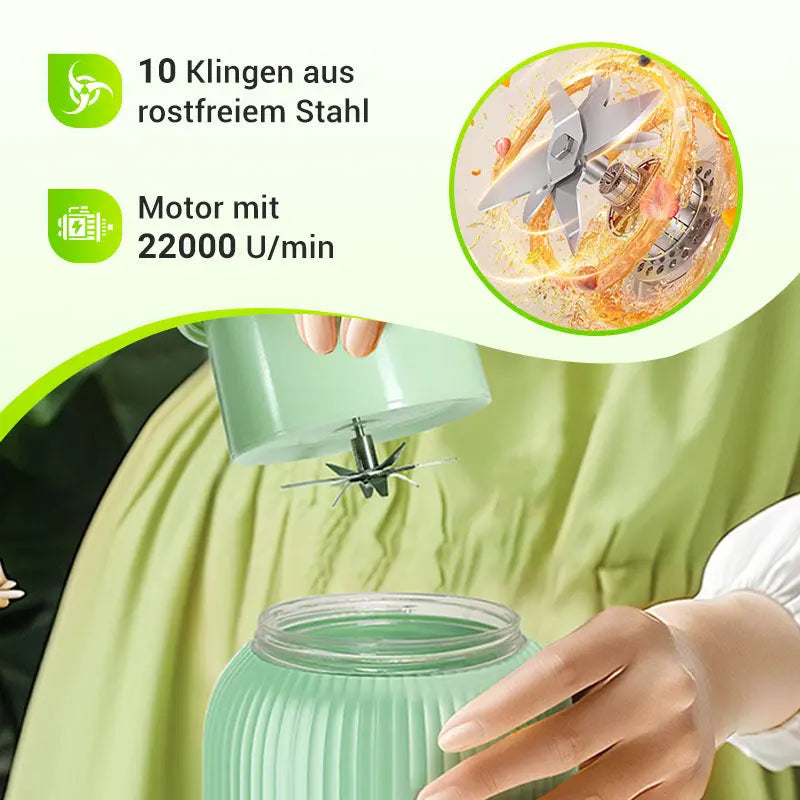 💥💥Sommer Heißer Verkauf ❄️Multifunctional Tragbare Saftpresse Tasse mit Digitalanzeige cetaut