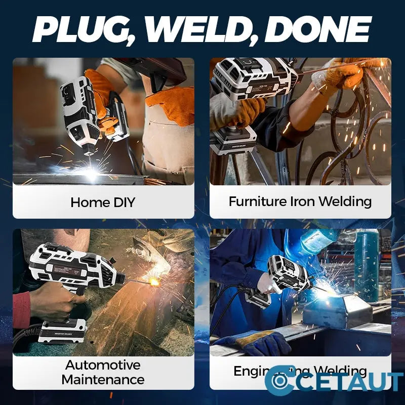 🔥Heißer Verkauf 50 % Rabatt🔥Handschweißgerät Pro: Weltweit schweißen, jederzeit reparieren-4600W abgeschirmtes Metalllichtbogenschweißgerät-Kit cetaut