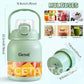 ⏳Begrenzte Zeit 50% Rabatt💥BPA-Free Electric Citrus Juicer 17 oz, Straw, Two Lids, Portable Blender for Smoothies, Shakes, Food Prep & Frozen Blending - Outdoorfun cetaut
