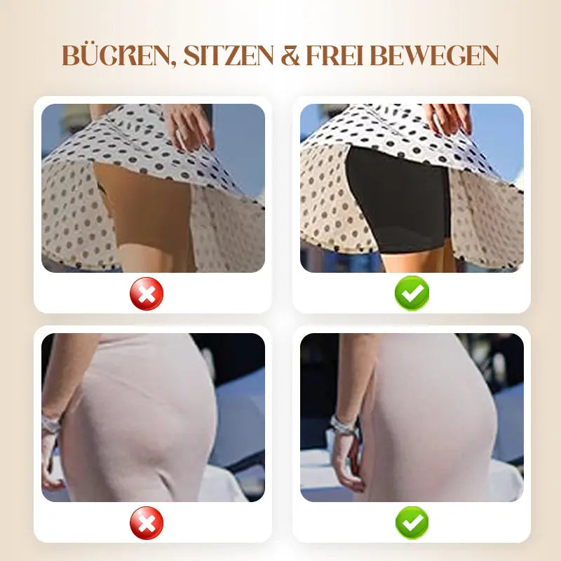 ⏳Begrenzte Zeit 50% Rabatt💥Hoch geschnittene Damenunterwäsche aus kühlender Seide mit formender und stützender Wirkung für die Hüften cetaut
