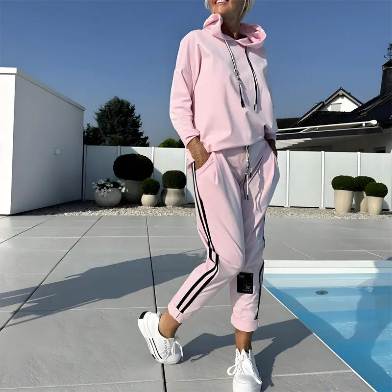 🎊2025 Neue Produkte👗🌟 Damen Hoodie & Jogger-Hose 2-teiliges Set – Bequem, Stilvoll & Vielseitig für Jeden Tag! 🌟 cetaut