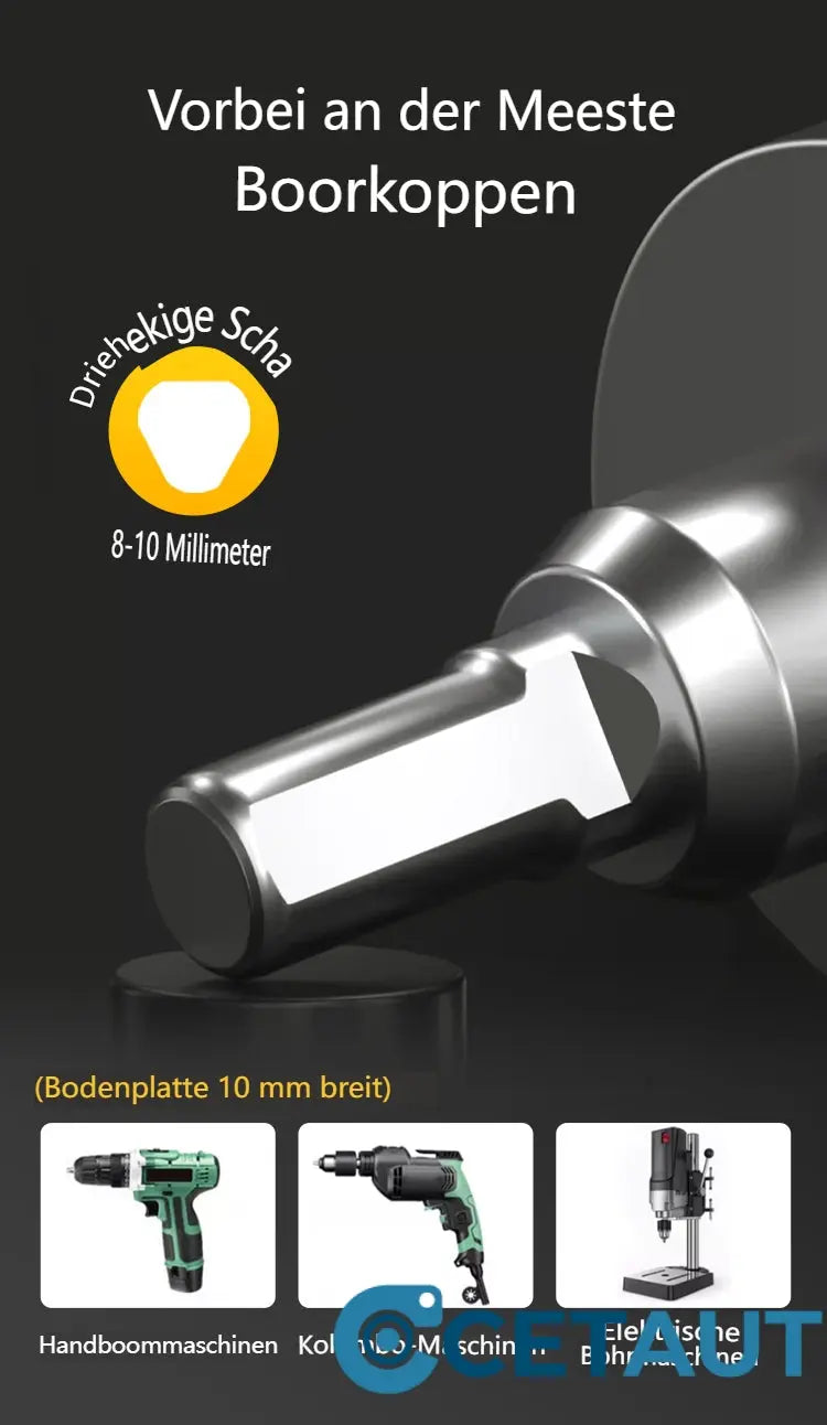 Professionelle Metallbohrer für schnelles, sicheres Bohren in Stahl – Made in Germany. Perfekt für Heim und Werkstatt. 🔧 cetaut