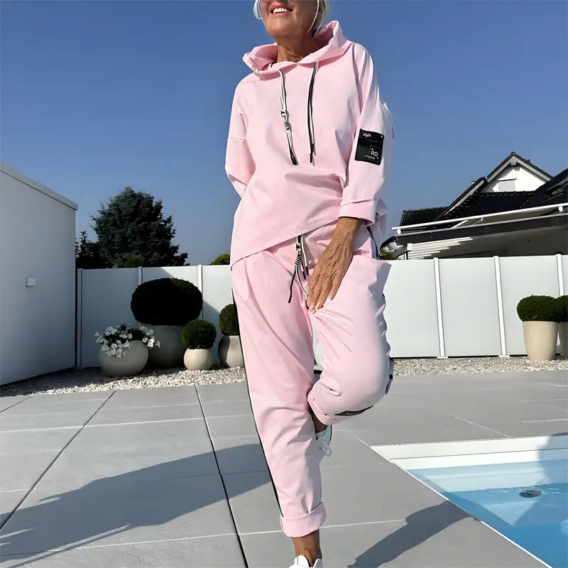🎊2025 Neue Produkte👗🌟 Damen Hoodie & Jogger-Hose 2-teiliges Set – Bequem, Stilvoll & Vielseitig für Jeden Tag! 🌟 cetaut