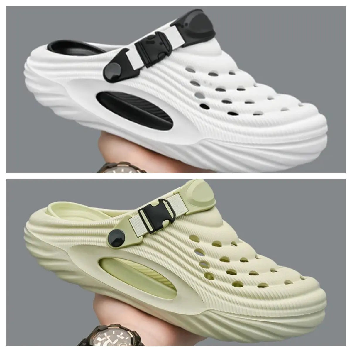 ✨ Sommer-Finale – Ausgewählte Styles stark reduziert🔥Atmungsaktive, leichte und rutschfeste Unisex-Crocs cetaut