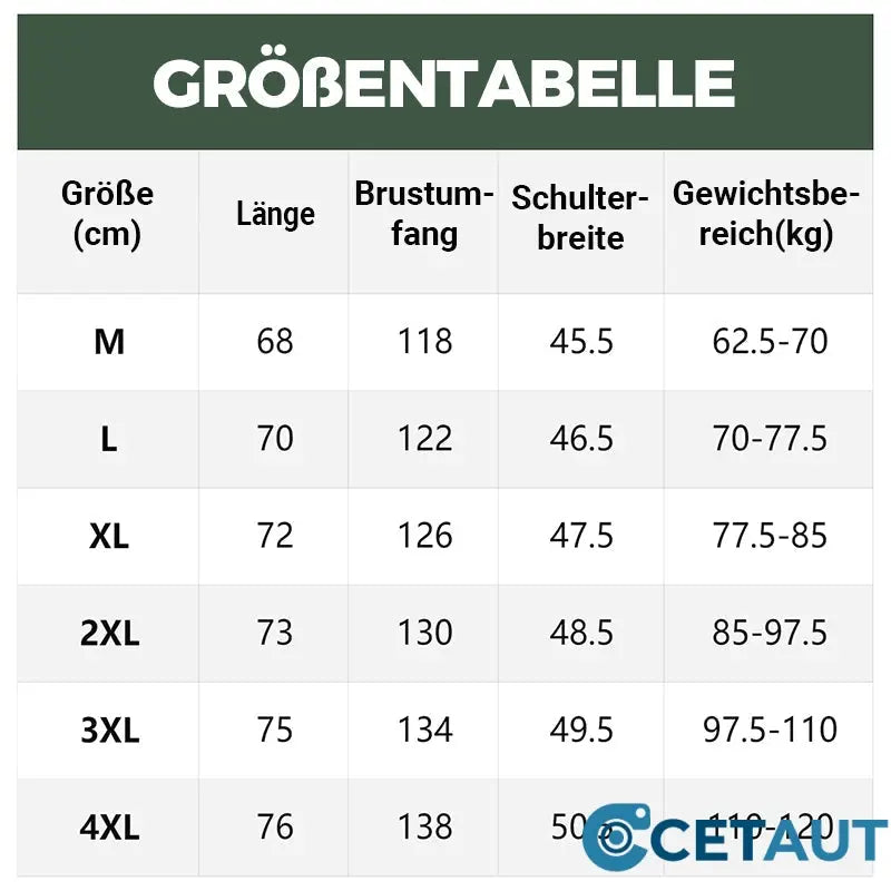 Gefütterte Wendeweste mit mehreren Taschen für Herren und Damen cetaut
