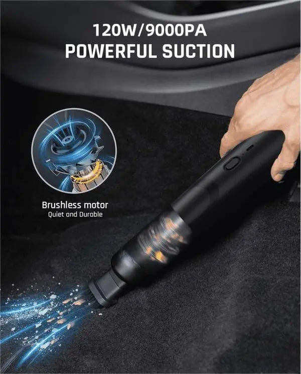 💥Aktion – 50 % Rabatt💥Tragbarer kabelloser Autostaubsauger mit hoher Saugkraft cetaut