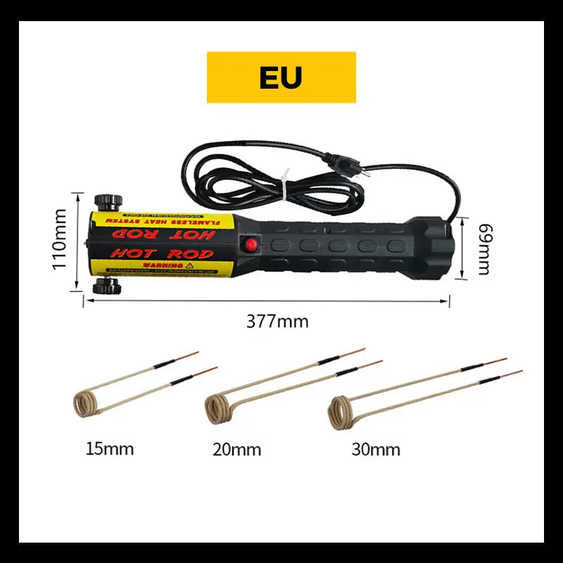 Magnetisches Induktionsheizungsset - 1100W Induktionshitze Werkzeug zum Entfernen von Bolzen cetaut